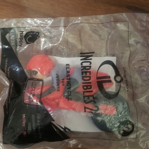 2/$20 Disney Pixar Incredibles 2 "Elasticycle" 2018 McDonald's Happy Meal Toy #2 - Picture 5 of 5
